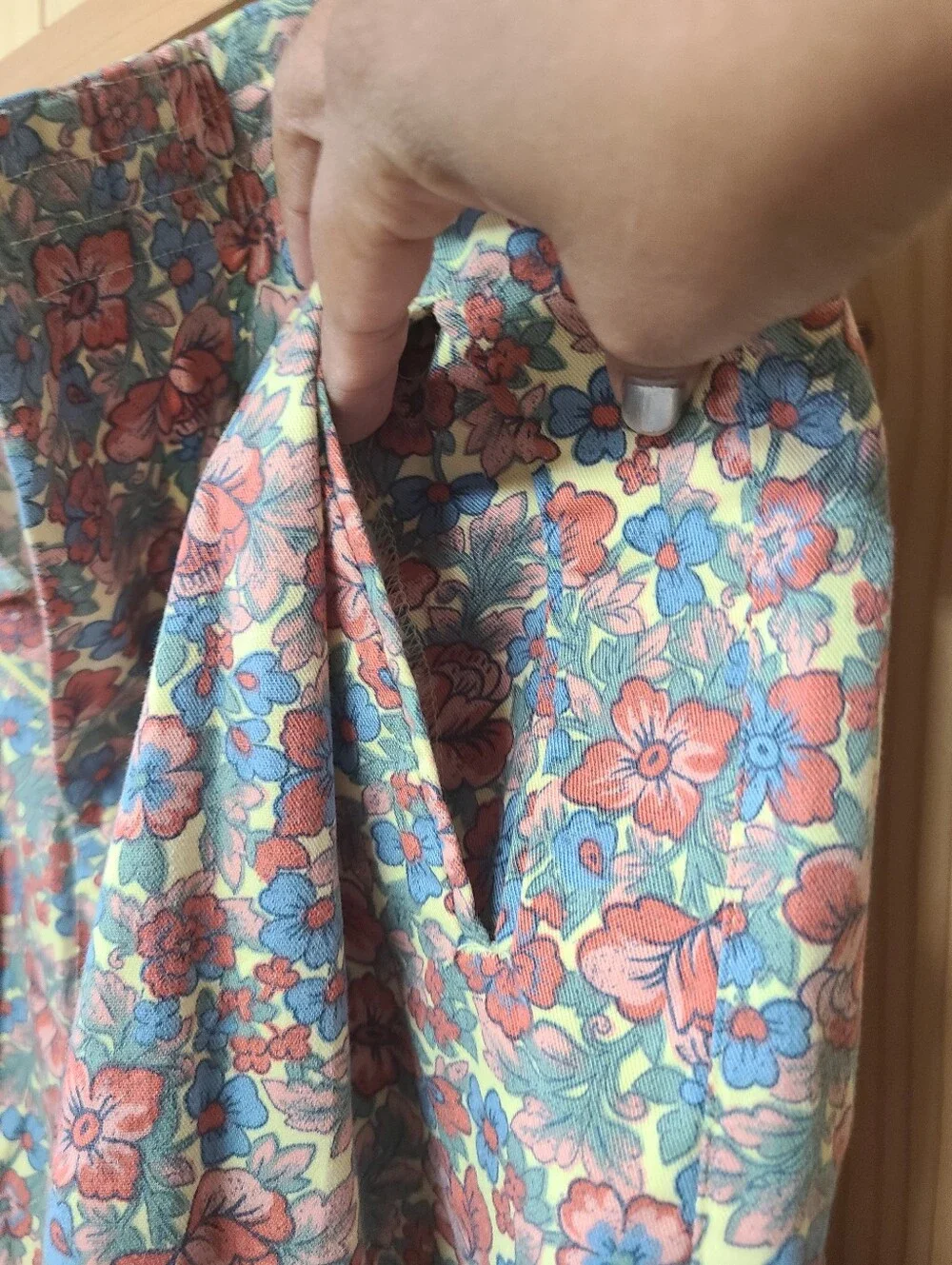 Vintage L.L. Bean Pastel Floral Skirt